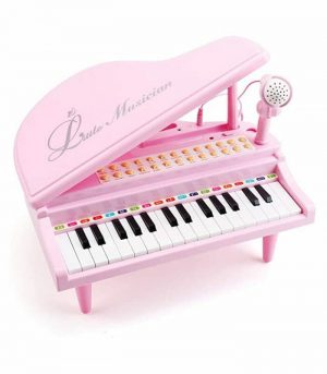 Amy&Benton Toddler Piano Toy for Baby Girls Pink Toy Piano Keyboard for 3 4 Year Old