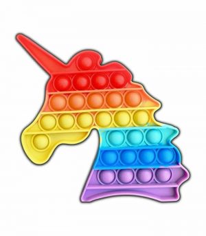 Fidget Popping Sensory Toy for Kids and Adults Fidget Popper Stress Relief - Unicorn
