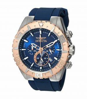 Invicta Blue Leather -1