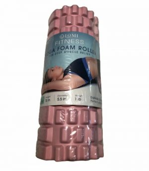 LOMI Fitness Yoga Foam Roller Pink