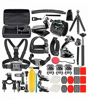 Neewer 50 in 1 Action Camera Accessory Kit Compatible with GoPro Hero10987654, GoPro Max, GoPro Fusion, Insta360, DJI Osmo ActionAction 2, AKASO, and more