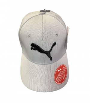 PUMA Stretch-Fit Light Pastel Grey Baseball Style Men's Hat Cap Adult L_XL_2