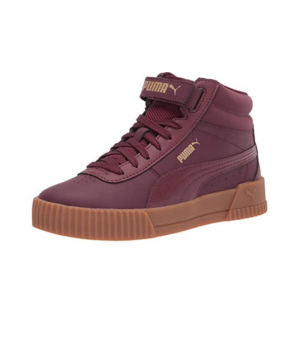 Puma Carina Mid trainer Size 7 (Burgundy)