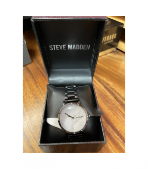 Steve Maden Black RD White Dial Watch