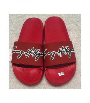 Tommy Hilfiger Slippers Size 9 (Red)1