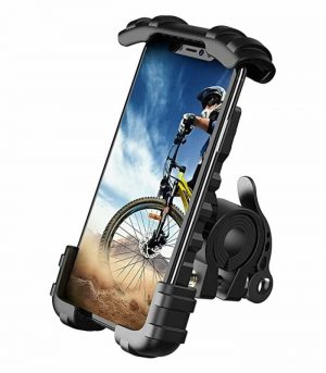 Bike Phone Holder, Motorcycle Phone Mount - Lamicall Motorcycle Handlebar Cell Phone Clamp, Scooter Phone Clip for Phone 11 Phone 11 Pro Max, S9, S10 and More 4.7 - 6.8 Cellphone