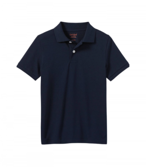 Boys' Short Sleeve Pique Uniform Polo Shirt - Cat & Jack™ Black XS