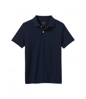 Boys' Short Sleeve Pique Uniform Polo Shirt - Cat & Jack™ Navy