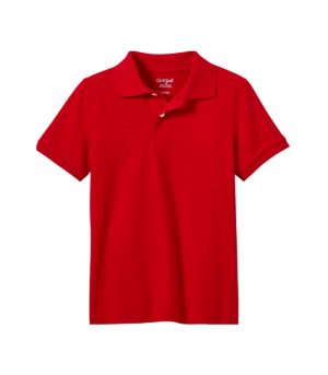 Boys' Short Sleeve Pique Uniform Polo Shirt - Cat & Jack™ Red_2