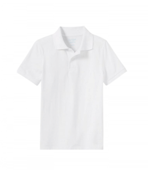 Boys' Short Sleeve Pique Uniform Polo Shirt - Cat & Jack™ White