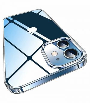 Elando Crystal Clear Case Compatible with iPhone 1212 Pro, Non-Yellowing Shockproof Protective Phone Case Slim Thin, 6.1 inch