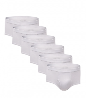 Fruit of the Loom Men's Premium Brief (6 Pack), White, Medium