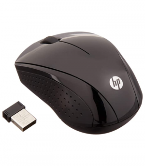 HP Wireless Mouse X3000 G2 (28Y30AA, Black) up to 15-Month Battery,Scroll Wheel, Side Grips for Control, Travel-Friendly, Blue LED, Powerful 1600 DPI Optical Sensor, Win XP,8, 11 Compatible
