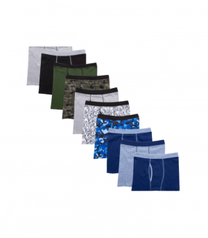 Hanes Boys' 7 + 3 Bonus Pack Boxer Briefs