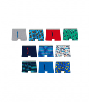 Hanes Toddler Boys' 10pk Boxer Briefs - Colors May Vary 4T