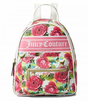 Juicy Couture Billboard Small Backpack Malibu Rose White MultiWhite One Size