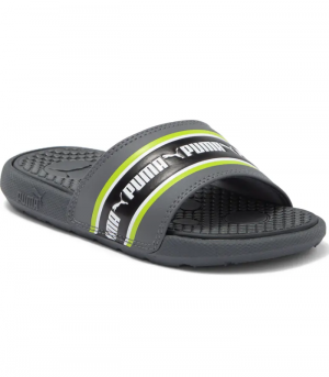 Puma Kids' Cool Cat Stripe Repeat Slide Sandal