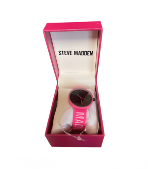 Steve Maden PInk_Black RD Dial Watch_2