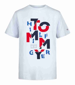 Tommy Hilfiger Boys White Shirt – Large