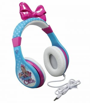eKids JoJo Siwa Headphones for Kids, Volume Limited Headphones with Parental Controls, Childrens Headphones for School, Home, Travel, Designed for Fans of JoJo Siwa Gifts for Girls