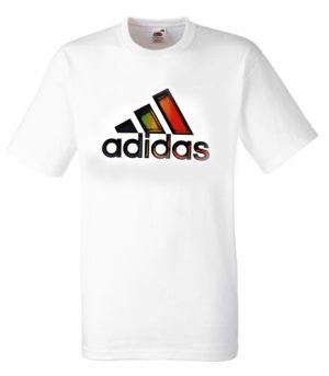 white shirt adidas