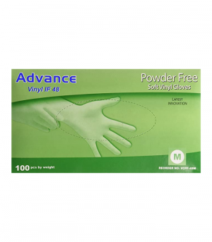 Diamond Gloves IF 48 100 pcs Powder Free Clear Gloves- Large