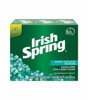 Irish Spring Bar Soap 3pk Deep Action Sc