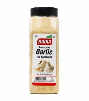 Badia Granulated Garlic 6x1.5lbs