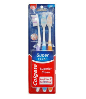 Colgate Toothbrush 3pcs Super Flexi