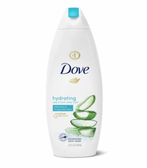 Dove Body Wash 650mL Hydrating with Aloe & Birch Water Scent