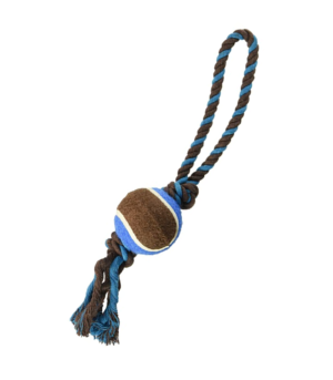 Duke's Knotted Dog Toy with Tennis Ball