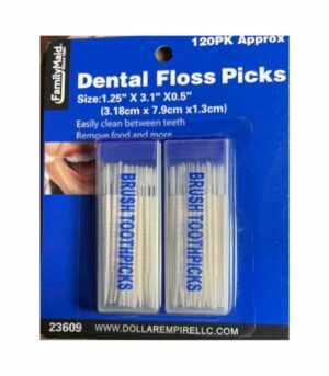 FamilyMaid Dental Floss Picks 120pk