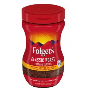 Folgers Classic Medium Roast Instant Coffee 8oz