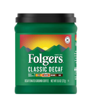 Folgers Decaf Ground Classic Medium Roast Coffee 9.6oz