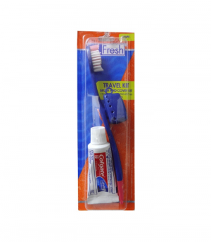 Fresh Travel Kit Toothpaste & Toothbrush W-Cap