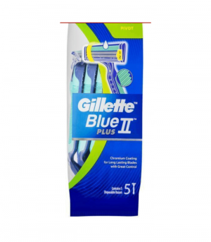 Gillette Blue II Plus Razors 5pk Pivot