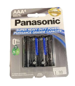 Panasonic AAA4 Heavy Duty Battery Carbon Zinc