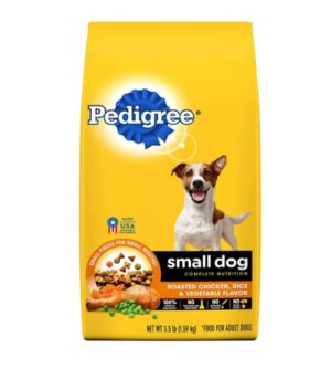 Pedigree Small Breed Adult Dry Chicken _ Steak Flavored Dog Food 1.59kg