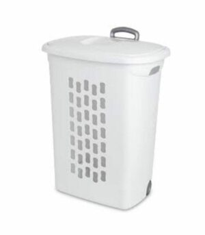 Sterilite Ultra Wheeled Hamper White