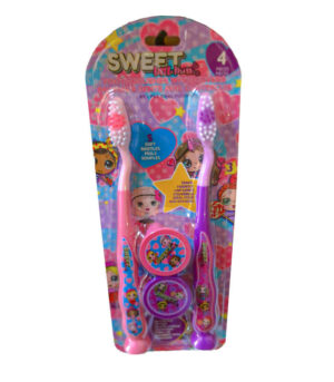 Sweet Little Miss Toothbrush Travel Set