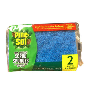 pine-sol non scratch sponge 2pk