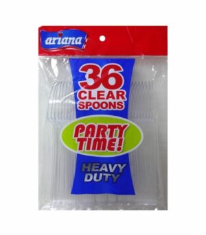 Ariana Part Time Clear Spoon 36ct Plastic H-D