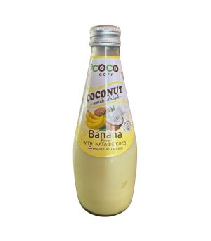 Coco Coff Coconut Milk Banana with Nata De Coco 290ml