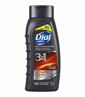Dial Men Ultimate Clean 16oz 3in1 Body, Hair and Face Wash