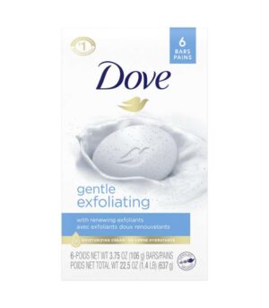 Dove Gentle Exfoliating 6bars 3.75oz