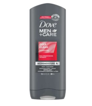 Dove Men +Care Deep Clean Exfoliating Body + Face Scrub 18oz
