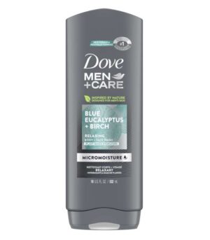 Dove Men+Care Body & Face Wash 18oz Blue Eucalyptus+Birch Relaxing