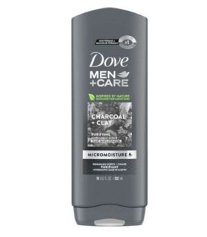 Dove Men+Care Body and Face Wash 18oz Charcoal Clay
