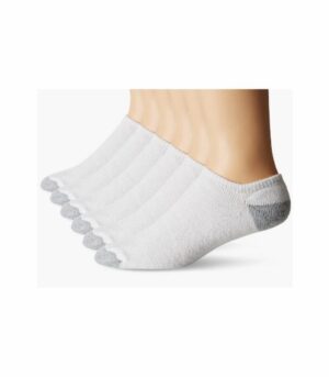 Fruit of the Loom Cushion No Shows White 6pack 4-10 Size