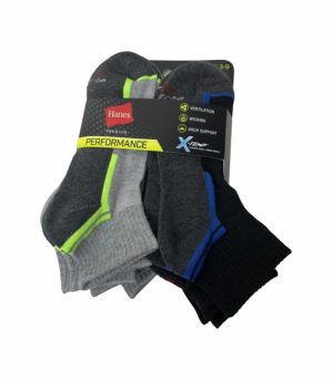 Hanes Premium Men's Performance Ankle Socks 6pk